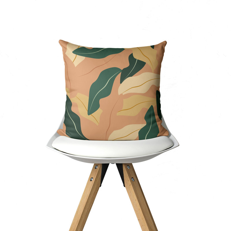 Tamara Tropical Leafs Indoor Pillow Cover, 20" x 20"