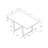Modern Dining Table With Metal Legs-752519753