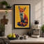 Golden Fox Portrait Modern - Wrapped Canvas-1827888999-1827889022