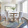 Machine Washable Indoor/Outdoor Xhevrie Navy Rug