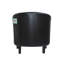 Isadora Faux Leather Barrel Chair-26120244