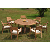 Sansome Outdoor - Piece Teak Dining Set