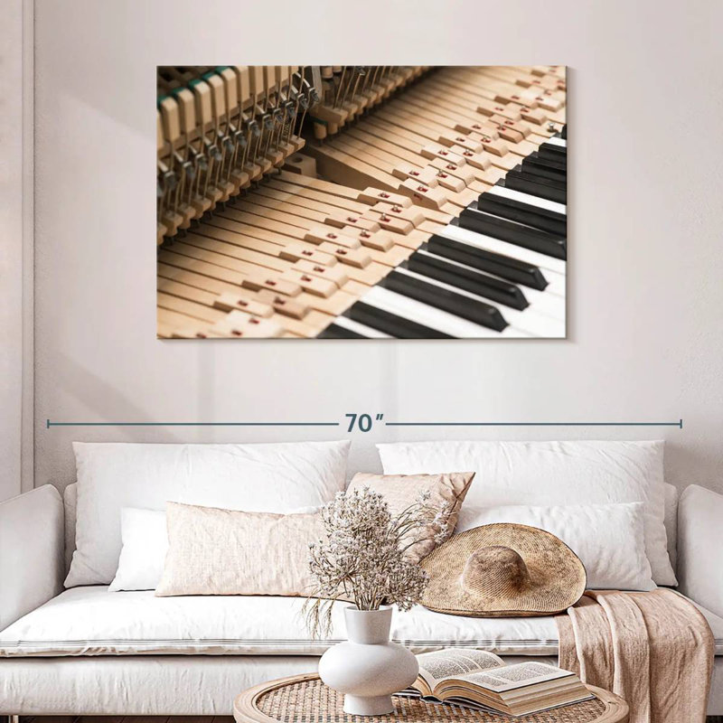 Abarca Old School Piano, 30" H x 45" W