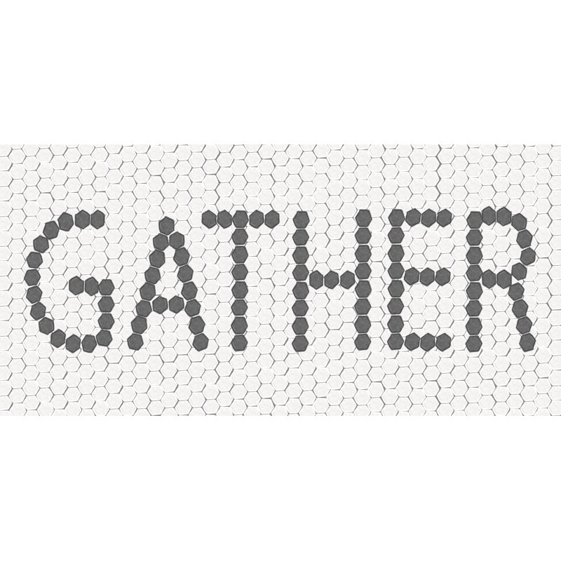 «Gather», impression sur toile tendue, H 12 po x l 18 po
