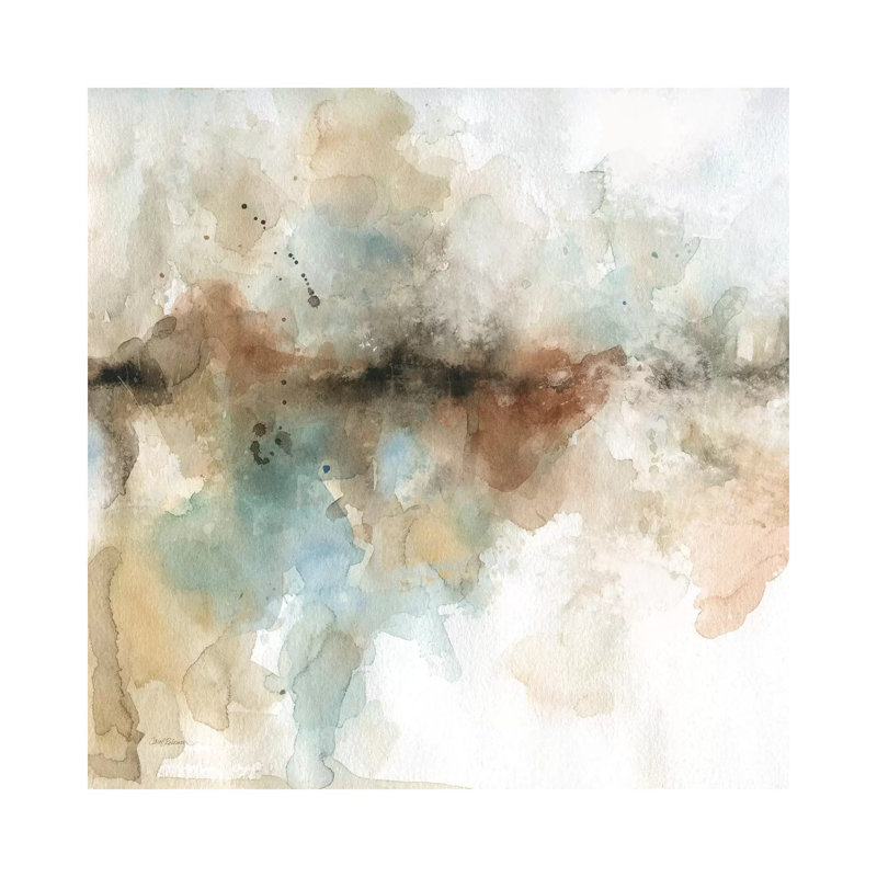 «Island Mist I» par Carol Robinson, reproduction d'art sur toile tendue, H 12 po x l 12 po x P 0,75 po, Toile tendue