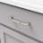 Twist Collection Handle Pull - 5-1/16" Center to Center Cabinet Pull Polished Nickel - Transitional Hardware for Drawers & Cabinets-116642467-37061985