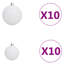 Artificial Christmas Tree with LEDs&Ball Set