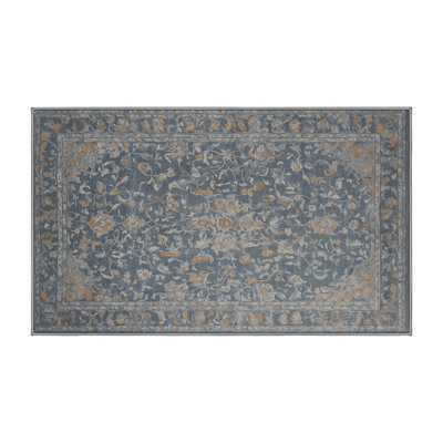 Tapis gris lavable à la machine