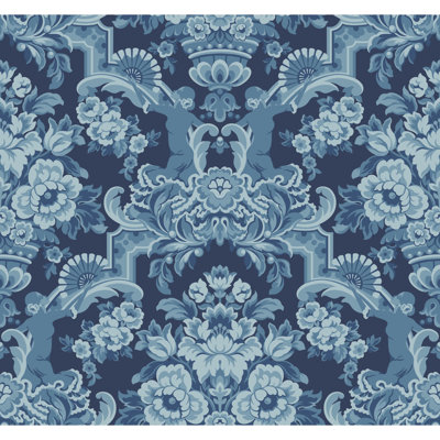 Lola Damask Wallpaper Roll