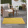 Mullican Sandy Solid Yellow Easy Care Indoor/Outdoor Area Rug