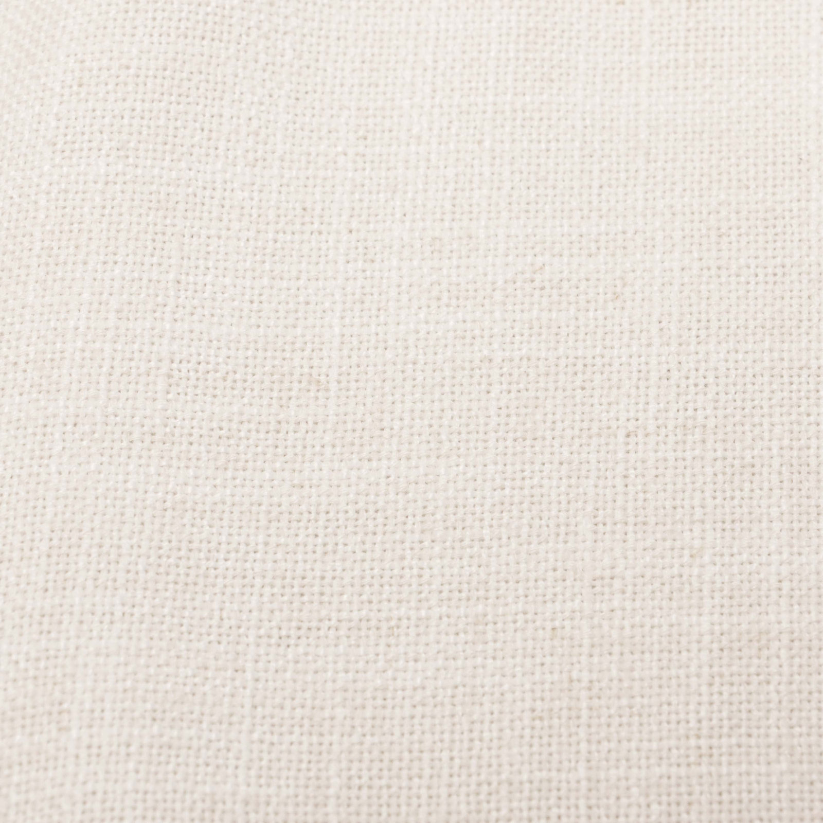 Bence Upholstered Ottoman, Zuma White Textured Linen