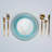 Ozarke's Tiffany Blue Plates Set