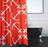 Geometric Print Single Shower Curtain-15779107-110502978