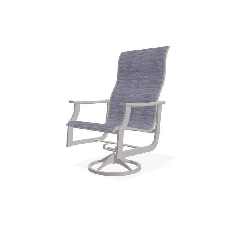 St. Catherine Polymer Outdoor Lounge Chair, Warm Gray, Deacon