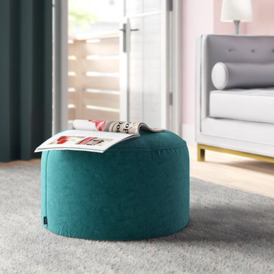 Bean Bag Bazaar Milano Velvet Footstool