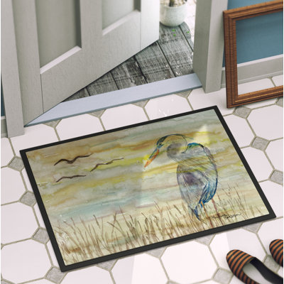 Tapis d’extérieur antidérapant intérieur/extérieur antidérapant héron Taya