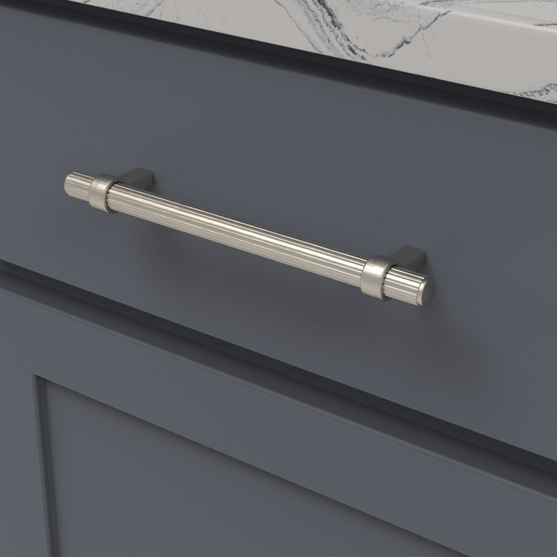 Sinclaire Bar / Handle Pull, Satin Nickel, 6.31, 0.75