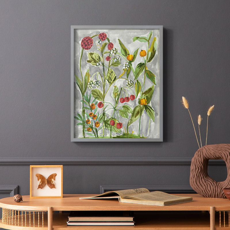 «Dear Nature II», reproduction encadrée - bois massif, Gris, H 10 po x l 8 po