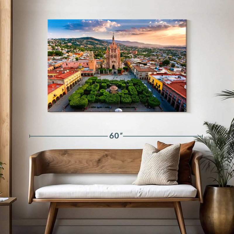 San Miguel De Allende Mexico, 32" H x 48" W