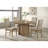 Dreydon Distressed Light Brown Round Dining Table