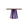 ARS Round Walnut Wood Dining Table