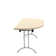 Buariki Half-circle 4 Person 160cm L Modular Training Table