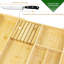 Bamboo Rectangle Utensil Storage Set