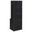 Geary Black 3-Piece Full Bedroom Set With Bookcase Headboard-264388395-264388392