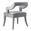 50cm H Velvet Upholstered Armchair-175625604