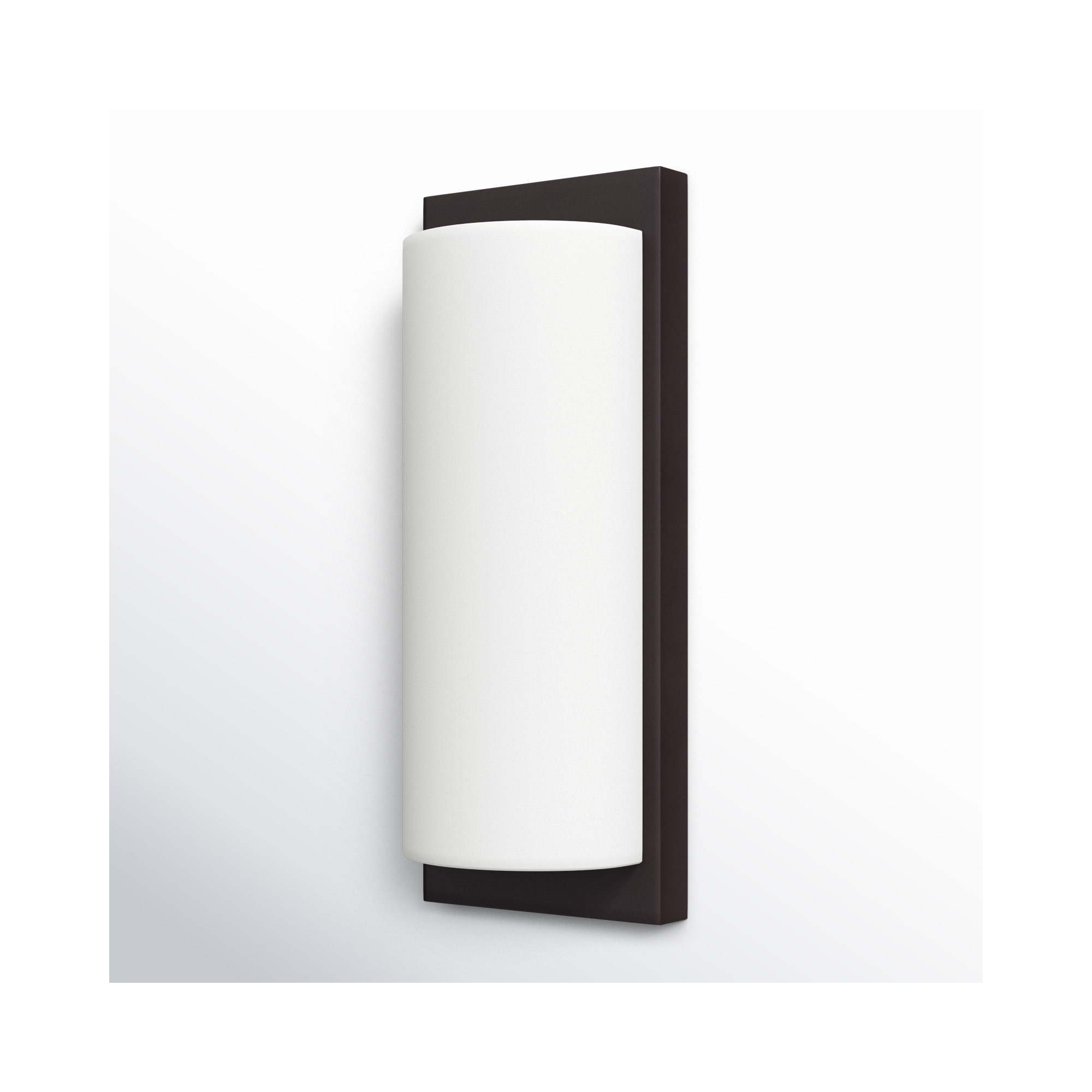 Flaire 2 Light Steel Dimmable Flush Mounted Sconce, English Bronze
