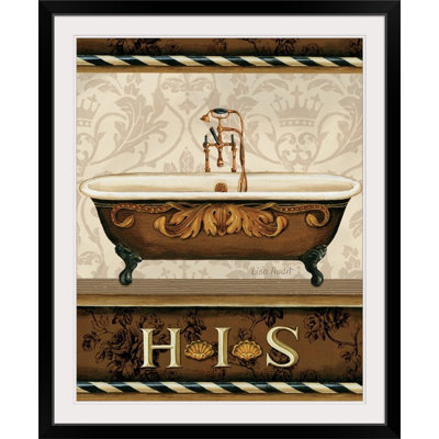Bourgoisie Bath " Bourgoisie Bath I " Print