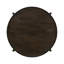 Table basse ronde en bois massif