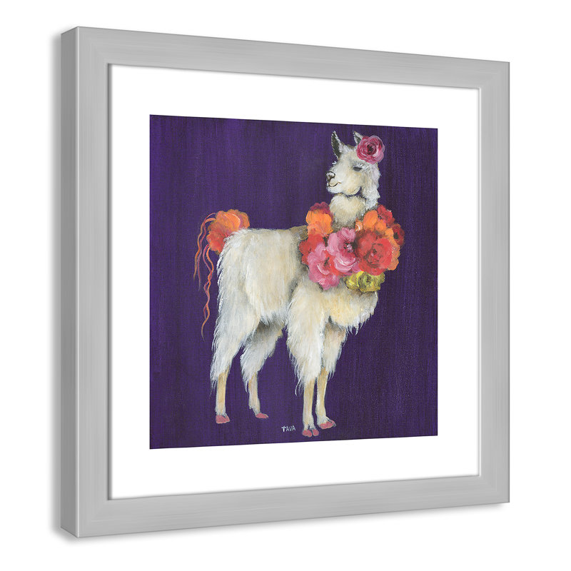 Art sur toile little, H 18 po x l 18 po x P 0,625 po, Cadre argenté