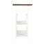 Console en bois de pin massif 48 po, table d'appoint moderne avec 3 tiroirs de rangement et 2 tablettes. Facile à assembler-1155527558