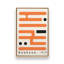 Ensemble de 2 rétro et circuits orange Bauhaus-226863746-226863770