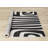 Abstract Black White Scandinavian Indoor/Outdoor Area Rug-1008447549