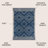 Amir Moroccan Beni Souk Navy/Ivory Rug-665936684