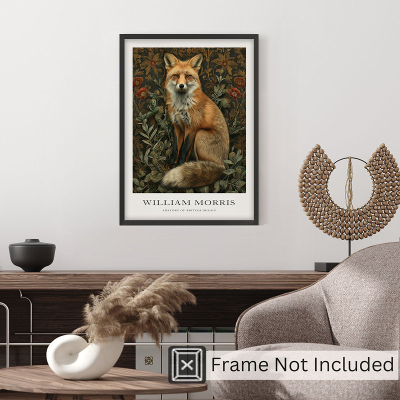 Animaux, animaux, William Morris, H 14 po x l 11 po