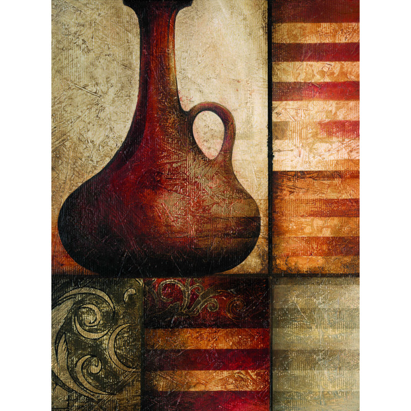 Red Jug - reproduction sur toile tendue, H 16 po x l 12 po