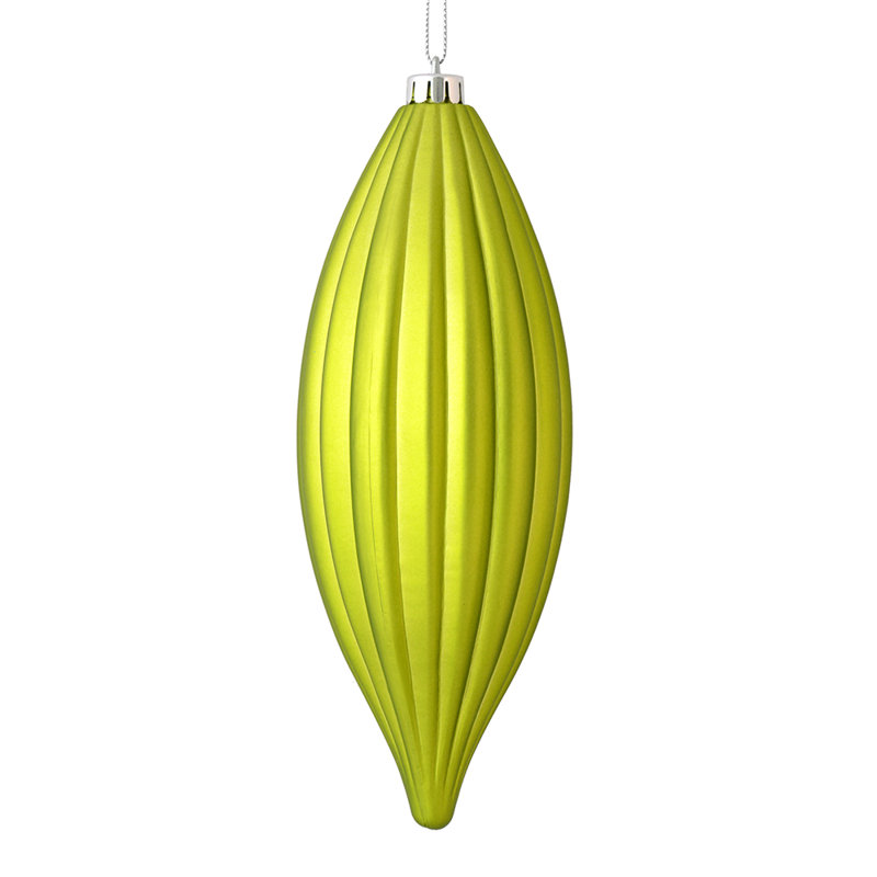 Ornement en forme de fleuron 8 po nLine, Lime mat