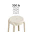 Ensemble de 6 chaises empilables en plastique-98987271