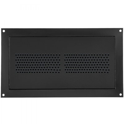 Flood Vent, 8" Height x 16" Width Foundation Flood Vent, to Reduce Foundation Damage and Flood Risk, Black, Wall Mounted Flood Vent, for Crawl Spaces,Garages & Full Height Enclosures