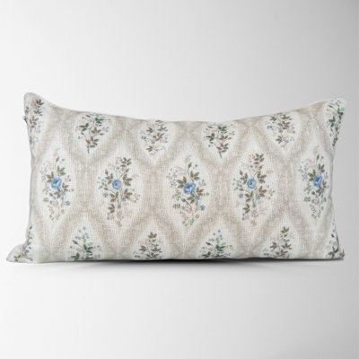 Floral Cotton Pillow Cover