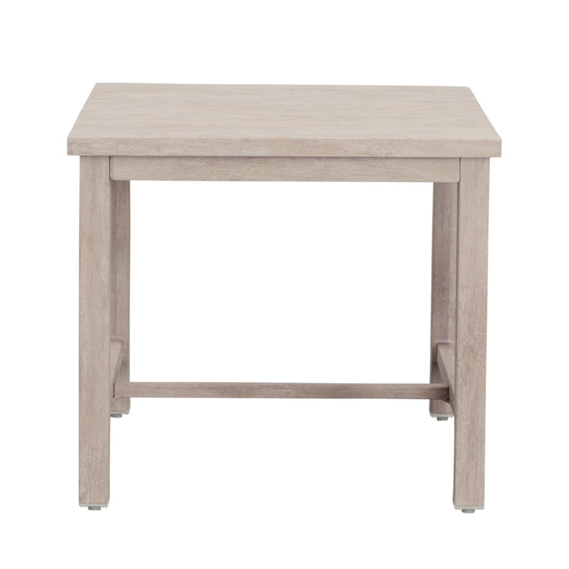 Tetra 22'' White Metal Outdoor Side Table