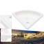 Lavabo de salle de bain d'angle 11,02 po