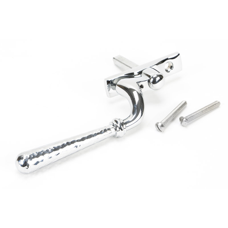 Hammered Newbury Espag Door Accessory, Polished  Chrome