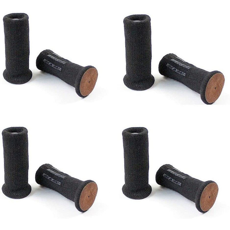 Quincaillerie de protection de plancher pour chaise, Noir