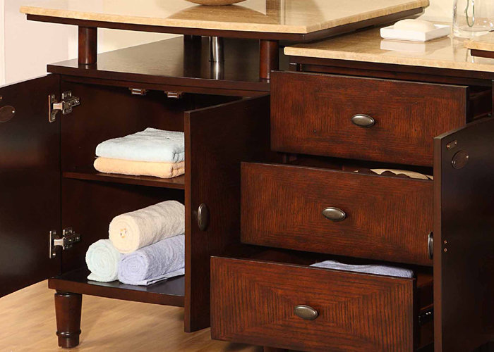 Ensemble de meuble-lavabo double 73 po Rozier