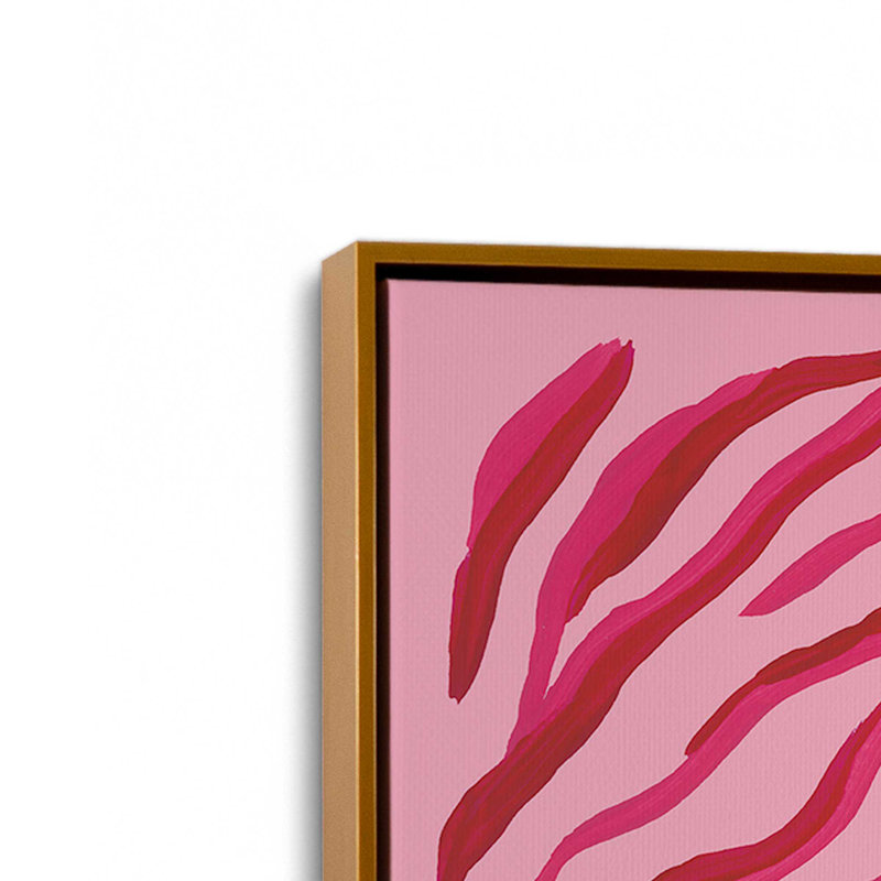 In the Jungle VIII by Yvette St. Amant Canvas Art Print, H 36 po x l 36 po, Cadre flottant, Doré