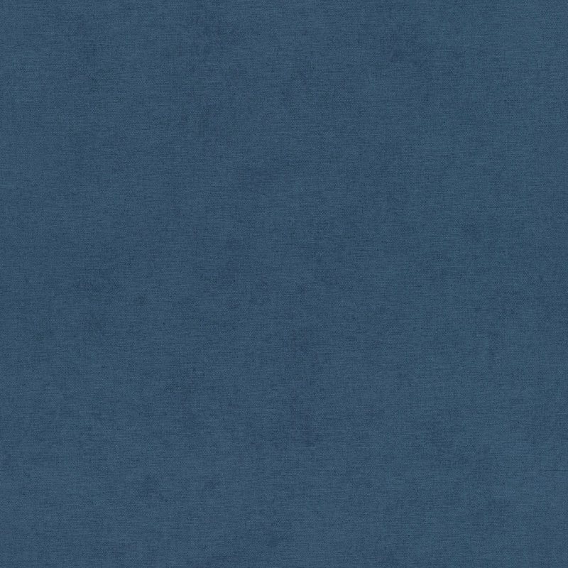 Papier peint imitation lin bleu marine Cullen, Bleu